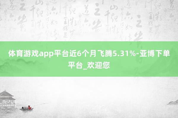 体育游戏app平台近6个月飞腾5.31%-亚博下单平台_欢迎您