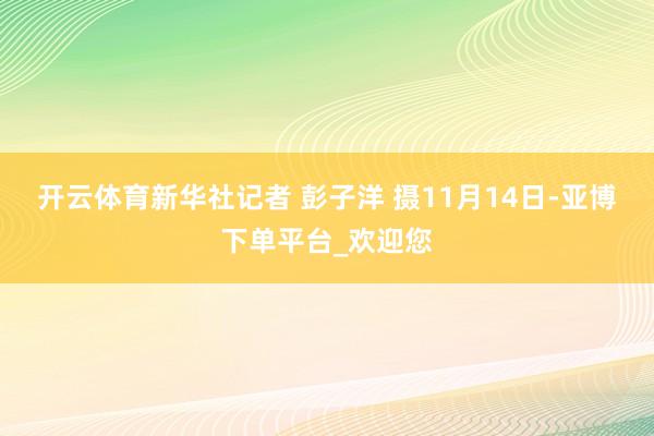 开云体育新华社记者 彭子洋 摄　　11月14日-亚博下单平台_欢迎您