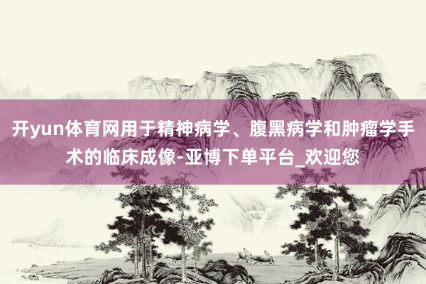 开yun体育网用于精神病学、腹黑病学和肿瘤学手术的临床成像-亚博下单平台_欢迎您